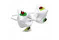 Minis Ladybugs - White