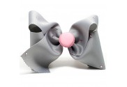 Big Macarron Pink - Light Gray