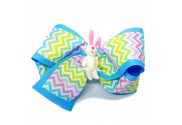 Bunny Plush - Double Sky Blue/Chevrone Pastel