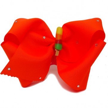 Big Rainbow Popscicle - Neon Orange