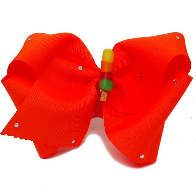 Big Rainbow Popscicle - Neon Orange