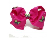 Lemon Green Wooden Butterfly - Fiusha