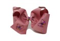 Pink Wooden Butterfly  - Mauve
