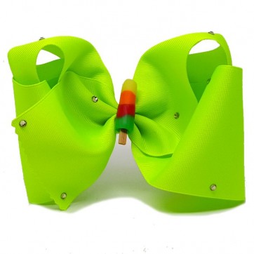 Big Rainbow Popscicle - Neon Green