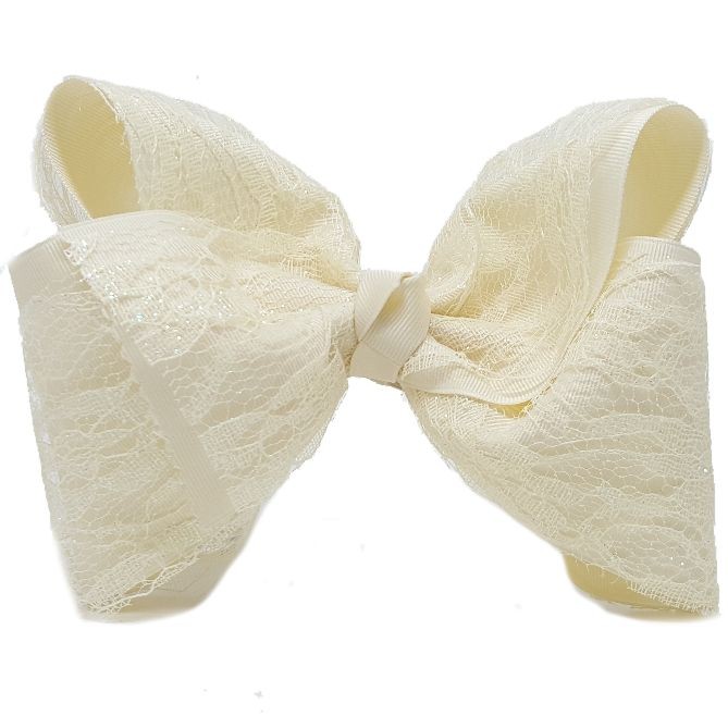 Beige - Satin Lace