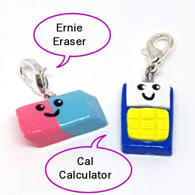Ernie Eraser - Cal Calculator / Charms